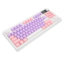 Hot Swap Gaming Keyboard with Tri-Mode BT 5.0/2.4G/USB-C, 16 RGB Effects, Lon...