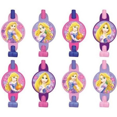 Disney Tangled Rapunzel Blow Outs Birthday Party Favors 8 Per Package NEW