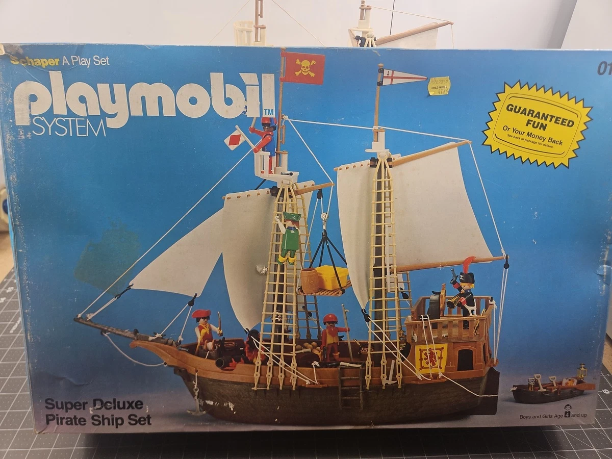 PLAYMOBIL BATEAU PIRATE Vintage Pb2 EUR 29,00 - FR