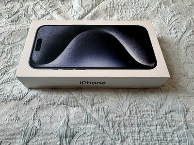 Two *Empty Box ONLY* Apple iPhone 15 Pro Max Blue Titanium 256GB