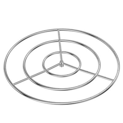 Skyflame 36 Inch Round Fire Pit Burner Ring 304 Stainless Steel Triple Ring