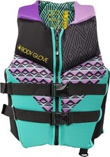 Body Glove Phantom Womens Life Jacket, Durable Yamamoto Neoprene, Beveled Soft