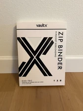 Vault X SV 10.5 White 9 Pocket Exo-Tec Zip Binder