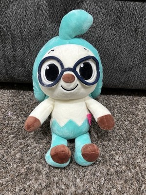 Pinkfong Hogi Plush Toy Stuffed Doll Plush Toys Teal Glasses Rare Smartstudy