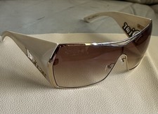 Authentic Vintage Dior Gaucho 2 Gold/ White Gradient Sunglasses Italy