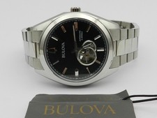 Bulova Men's Automatic Surveyor Stainless Steel Bracelet Watch 42mm NO BOX