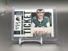 2025 Select Contenders Kyle McCord #32 (RC) Rookie Ticket RED INK AUTO SP Eagles