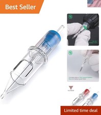 Extreme 1RL Tattoo Needles - 20 Disposable Cartridges for Perfect Ink Flow