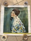 Hand Painted Replica Of Gustav Klimt’s “Portrait Of A Lady” Medium Canvas 22x24” — photo 2