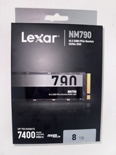 Lexar NM790 SSD 8TB, M.2 2280 PCIe Gen4x4 NVMe 1.4 Internal SSD 7,400MB/s New !