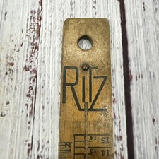 Vintage Ritz Wooden Shoe Sizer Sliding Foot Measuring Tool Made in USA