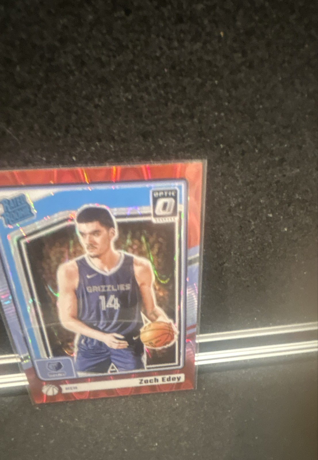 2024-25 Panini Donruss Optic - Rated Rookie Zach Edey #288 Red Seismic /149 (RC)