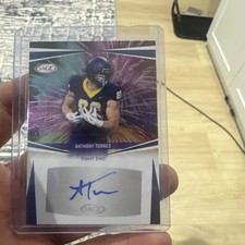 2025 Sage Football High Series Blue Auto Anthony Torres A-AT Toledo Rockets