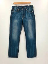 Jeans de mezclilla Levi's 514 azul lavado calce recto W33 L30.