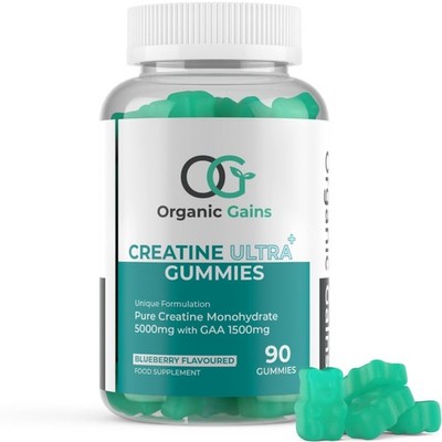 OG Creatine Ultra - 90 Gummies | 5000mg MAX 1 Stück (90er Pack), Türkis 