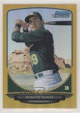 2013 Bowman Chrome Prospects Gold Refractor 40/50 Renato Nunez #BCP132 fi8