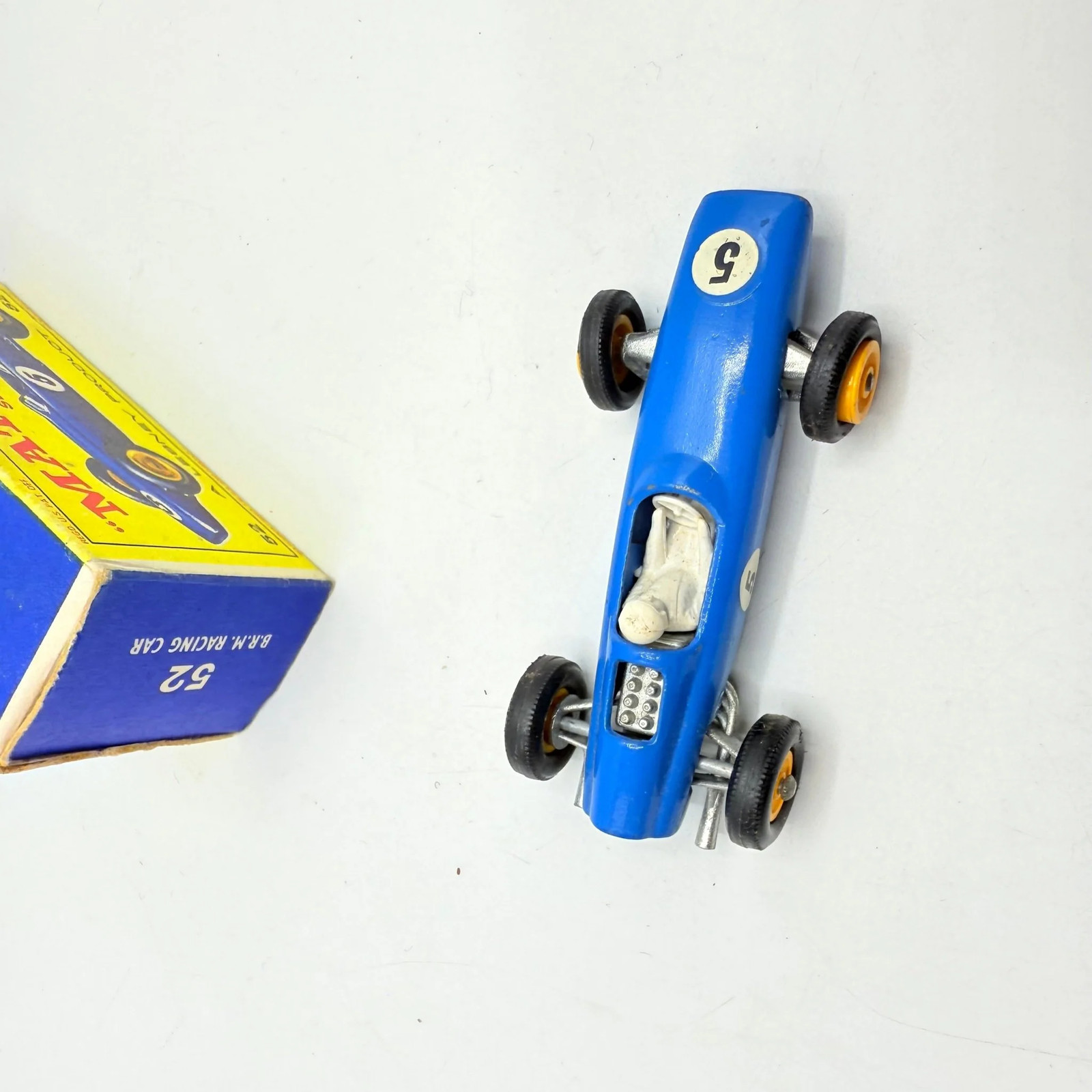 Matchbox Lesney 52b BRM racing car Boxed Regular Wheels