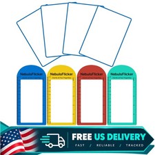 4 Pcs Magnifying Sheet 3X Page Magnifier For Reading Lightweight PVC Fresnel