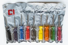 9-Piece Torx Screwdriver Set
