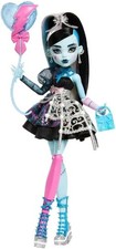 Monster High Scary Sweet Birthday Doll, Frankie Stein in Black Party Dress... 