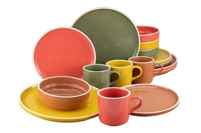 CreaTable Stack Indian Summer Kombiservice 16-tlg Steingut