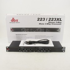 DBX 223XL Stereo 2-Way/Mono 3-Way Crossover R...