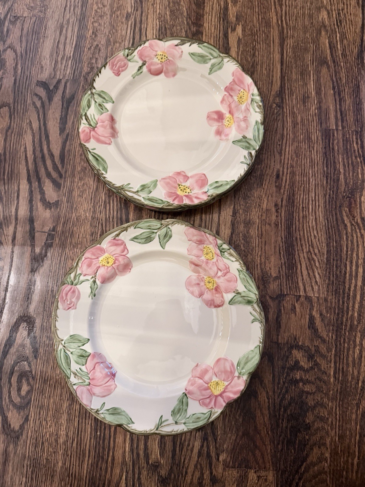 DESERT ROSE FRANCISCAN VINTAGE 9.5” PLATES SET OF 8