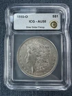 1880 O Morgan Silver Dollar AU58 Better Date Morgan