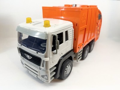 Driven By Battat Orange Recycling/Garbage Truck Working Lights And Sounds VGC 