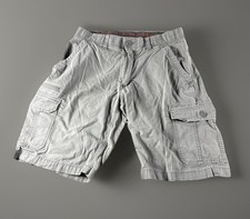 WearFirst Hiking/Casual Cargo Shorts Gray Size 34 Free Band Wear First