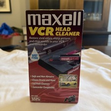 Maxell Premium Video Head Cleaner VP-200 - Wet Type VHS -     EMPTY BOTTLE       -