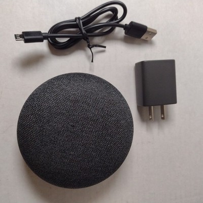 Google Home Mini Smart Speaker Wi-Fi Voice Control Google Assistant Gray H0A