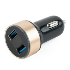Quick Charge-Car Charger 3.1A 12/24V Dual USB Port LED Voltage Display