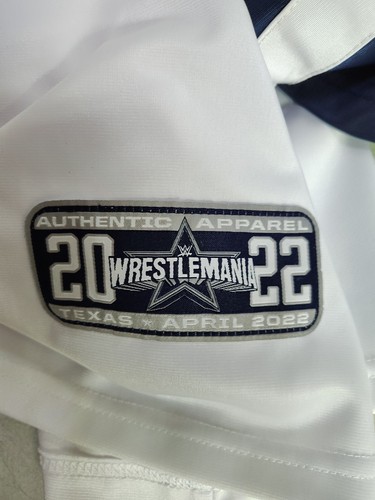 Wrestlemania 38 Dallas Texas WWE Wrestling Jersey Size 2XL 2022 Cowboys Football - Picture 12 of 14