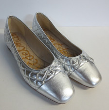 Sam Edelman Marilyn Cap Toe Ballet Flat - Silver - 7M