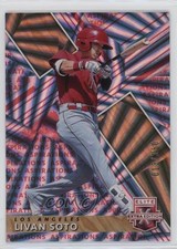 2019 Panini Elite Extra Edition Aspirations Red 13/150 Livan Soto #133 08jk
