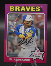 2024 Topps Heritage Ronald Acuna Jr. Gold Refractor #321 card