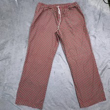 Vineyard Vines Men's Whale Print Pajama Pants Size XL 100 Cotton Red Green