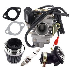 GY6 carburetor compatible with 150cc QMJ152/157 QMI152/157 4 Stroke Engines