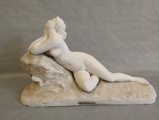 Femme Sur Rocher sculture by Pradier 42cm x 28cm
