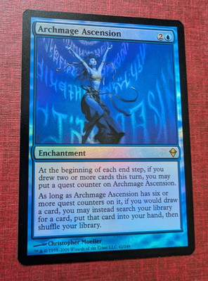 Erzmagier Ascension, Foil, Zendikar, Magic the Gathering, MTG