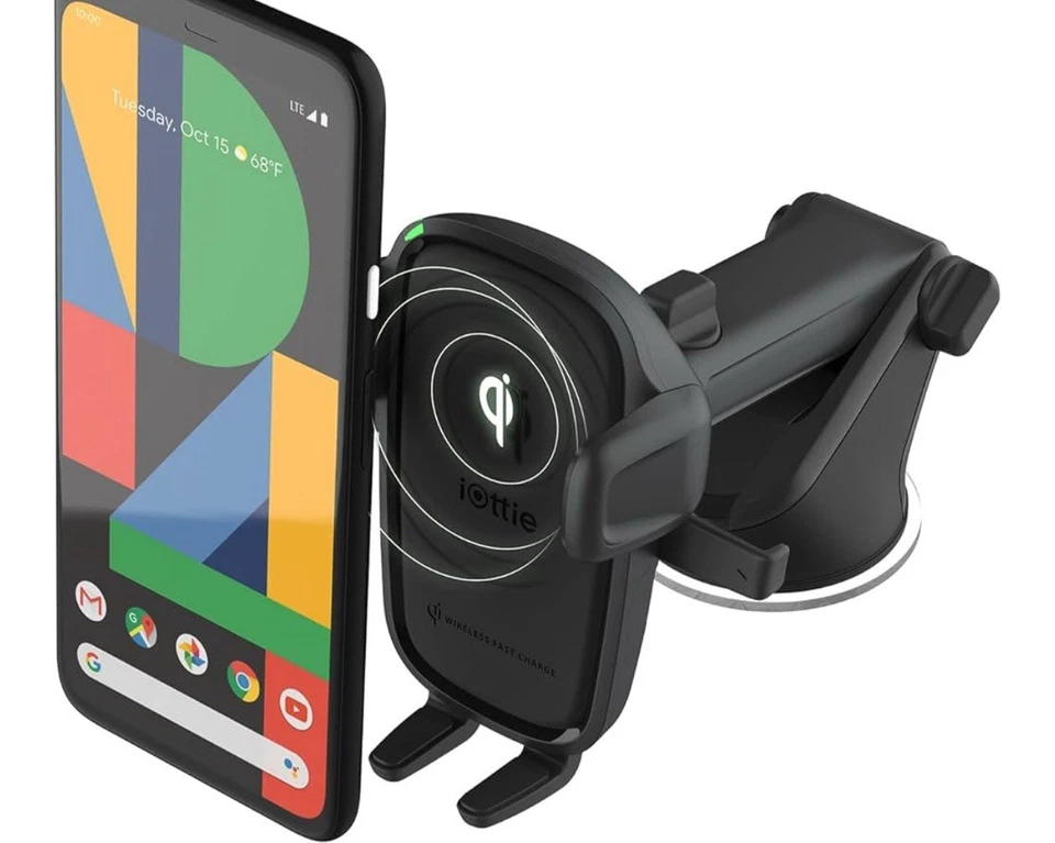📦iOttie автомобильное зарядное устройство легкое одно касание беспроводное 2 Qi зарядка приборная панель крепление для телефона - Изображение 4 из 4