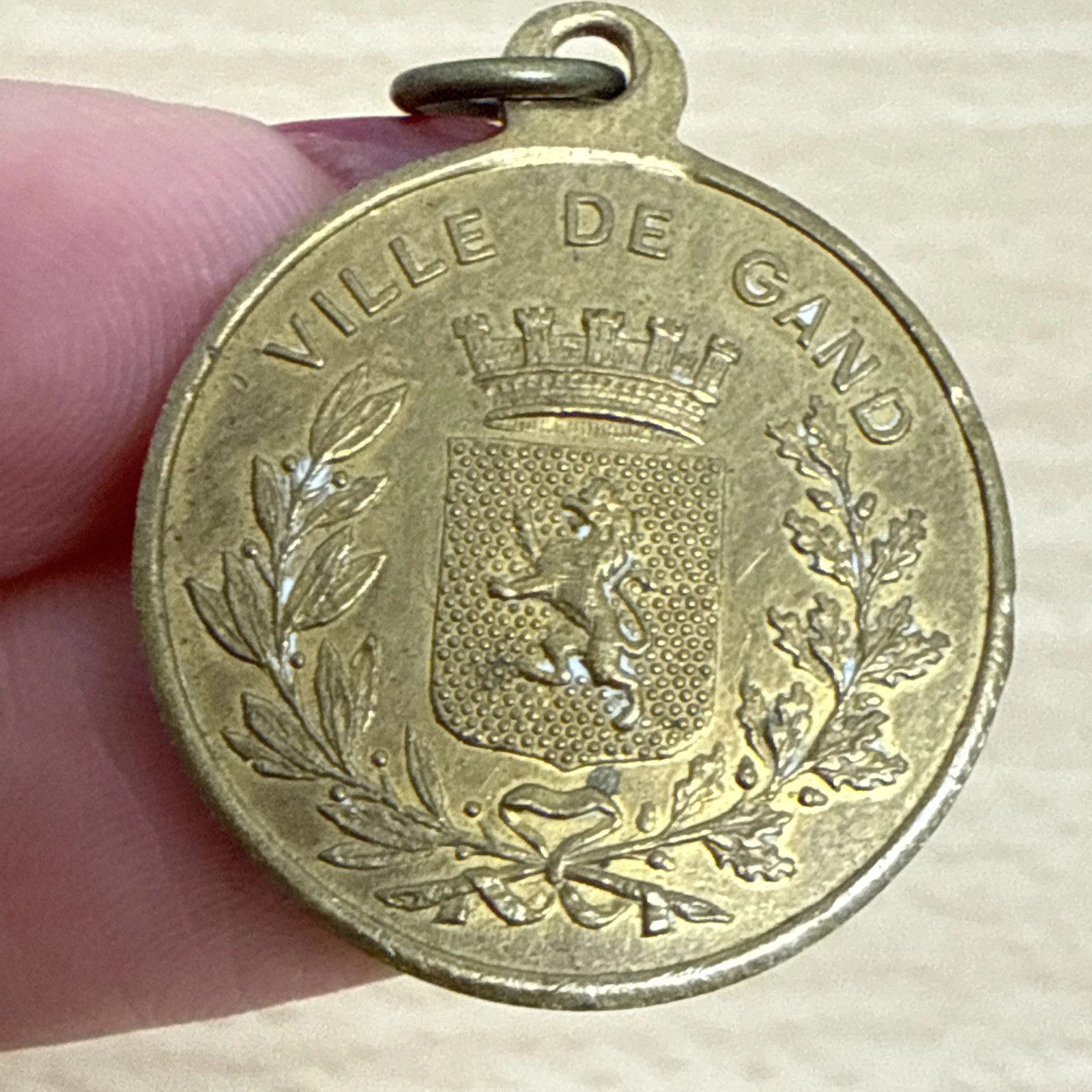 Médaille Pendentif Ville De Gand