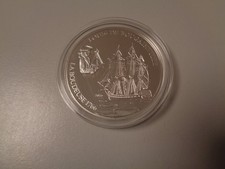 TCHAD TSCHAD 2016 - 1000 Francs in Silber, PP - SCHIFFE Bougainville Boudeuse
