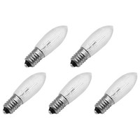 Weihnachts-Ersatzlampe E10 GlüHlampe Klar 8V 3W Warmweiß Dimmbar 5 StüCk