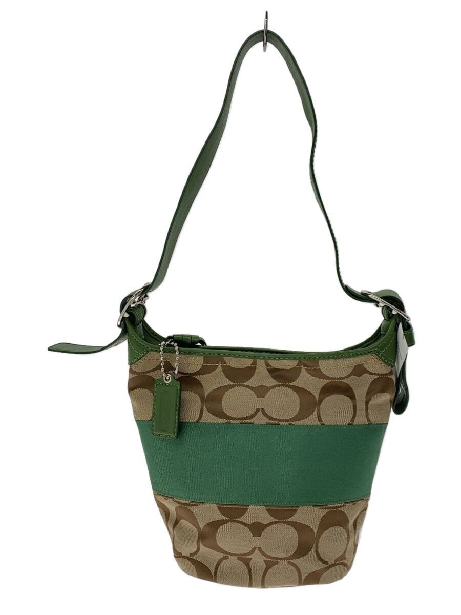 COACH Green Tote Bag Style F13362 Spacious and Stylish