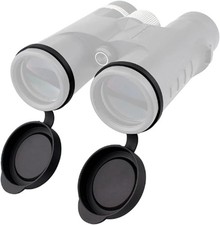 Universal Rubber Binocular Lens Covers, Dust Rain Protection for Bird Watching