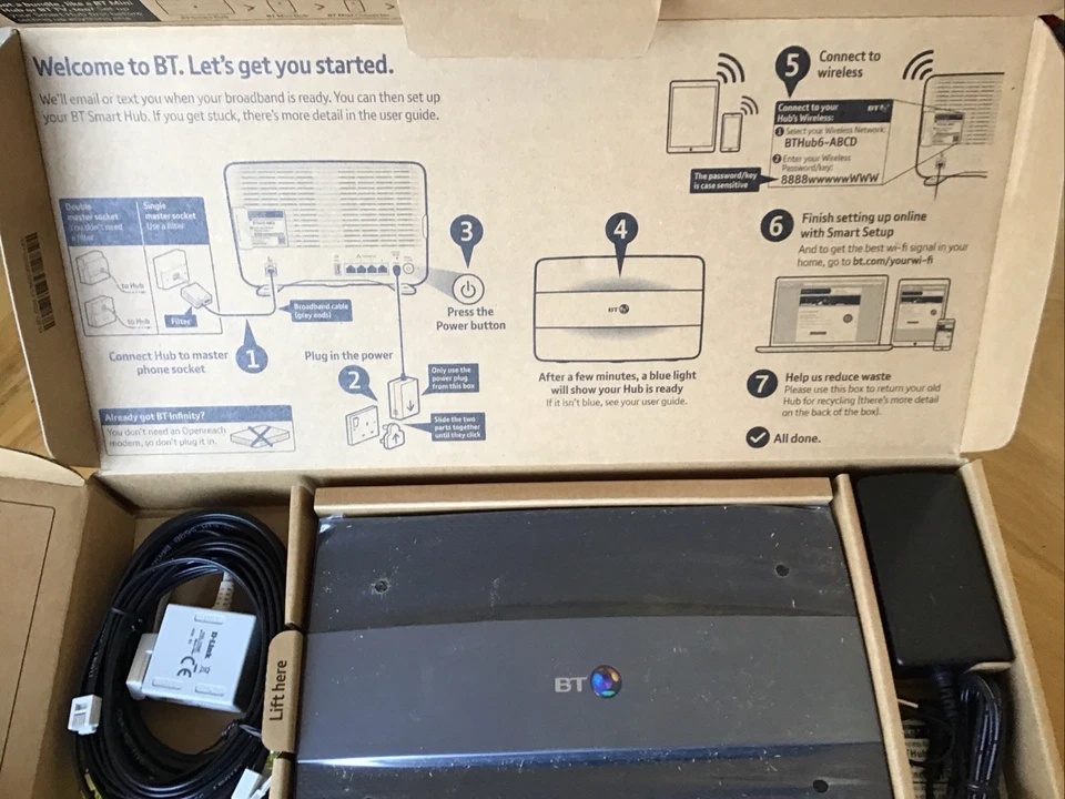 BT SMART HUB SA 7.0 Graphite Grey BRAND NEW IN BOX - Image 2 of 4