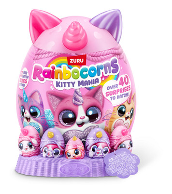 Rainbocorns Kitty Mania mit über 40 Überraschungen zum Ausschlüpfen Spielzeug