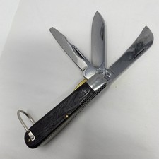 Vintage KLEIN TOOLS DD USA Made Electrician’s Knife - Hawkbill Three Blade Knife